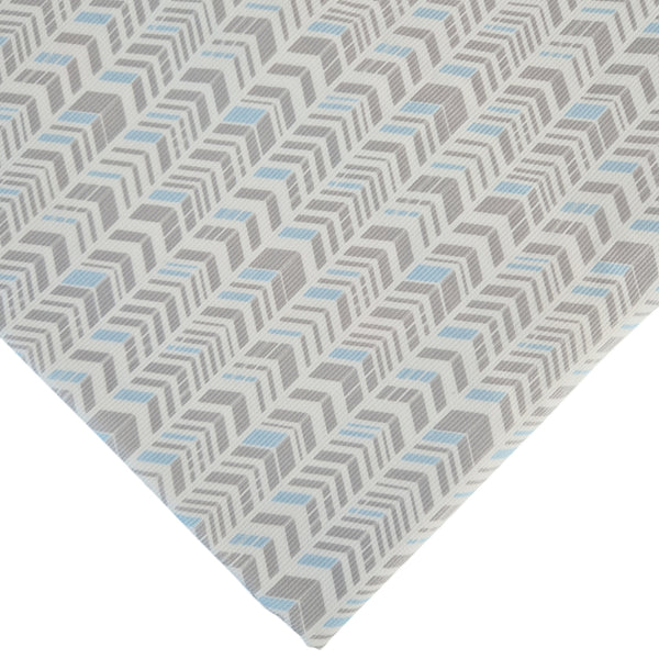 Funda plumón celeste y gris flechas