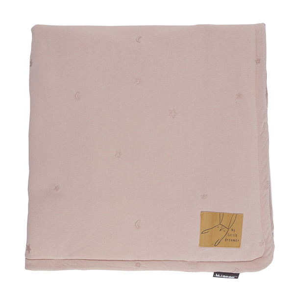 Cobertor colecho o moisés bordado Palo rosa