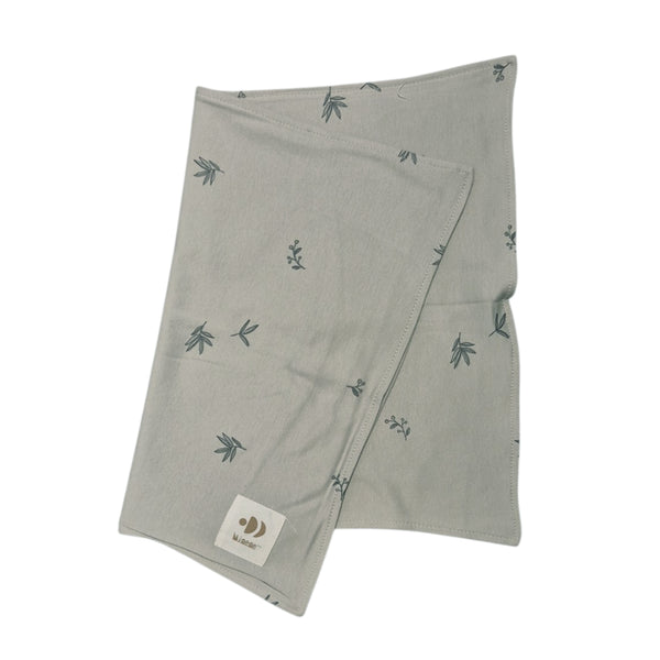 Funda cojin 40 x 50 cms. gris menta estampado
