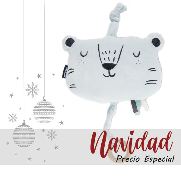 Peluche musical tigre celeste