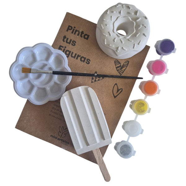 Pack figuras de yeso Delicias